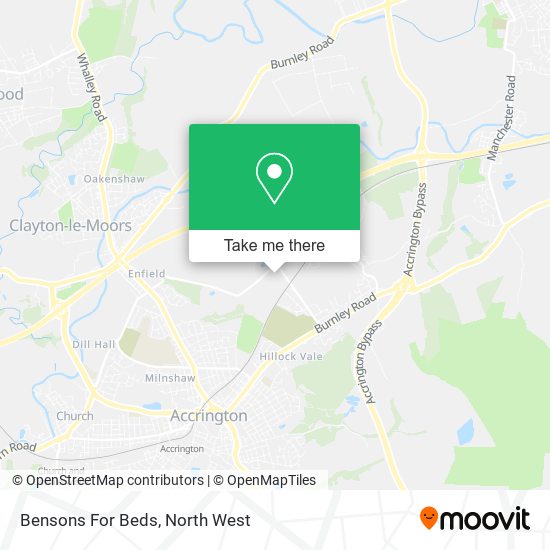 Bensons For Beds map