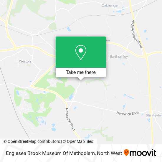 Englesea Brook Museum Of Methodism map
