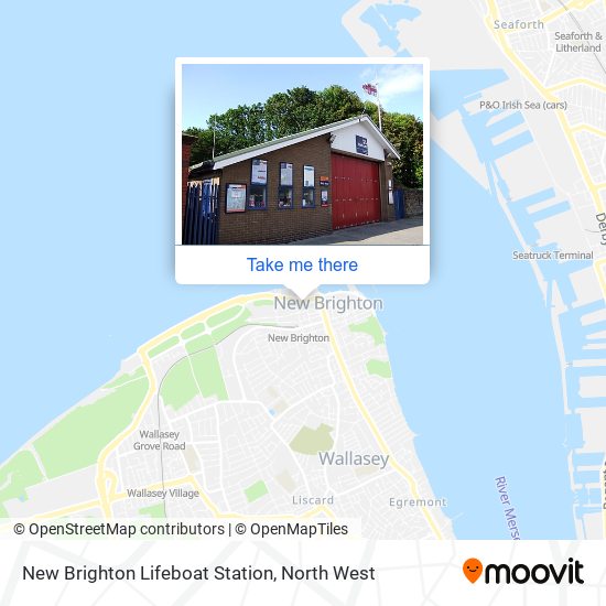 New Brighton Lifeboat Station map