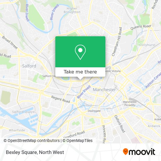 Bexley Square map