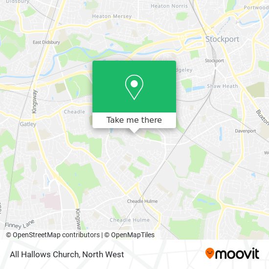 All Hallows Church map