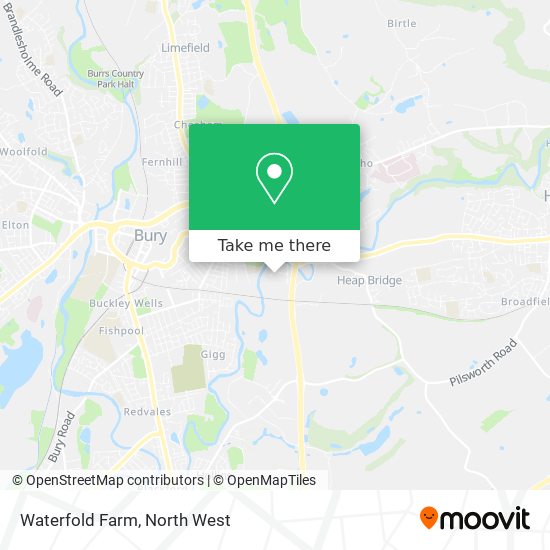 Waterfold Farm map