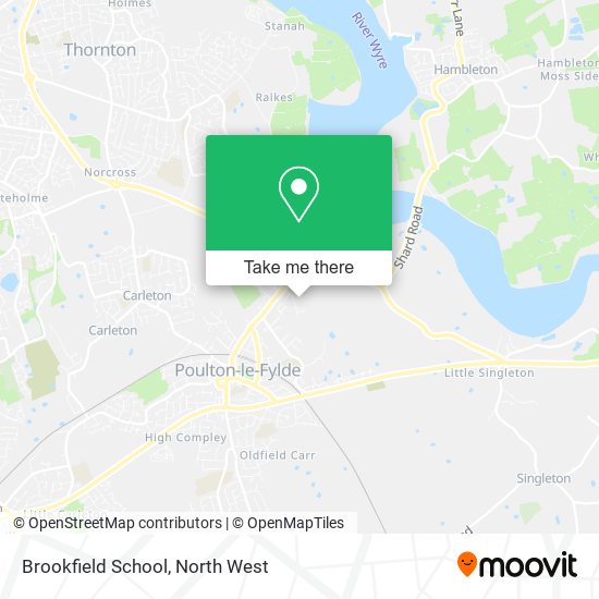 Brookfield School map