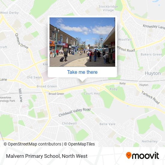 Malvern Primary School map