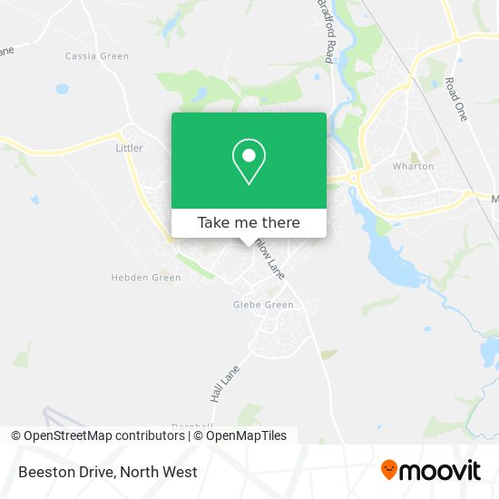 Beeston Drive map