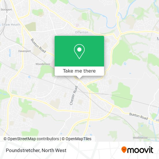 Poundstretcher map