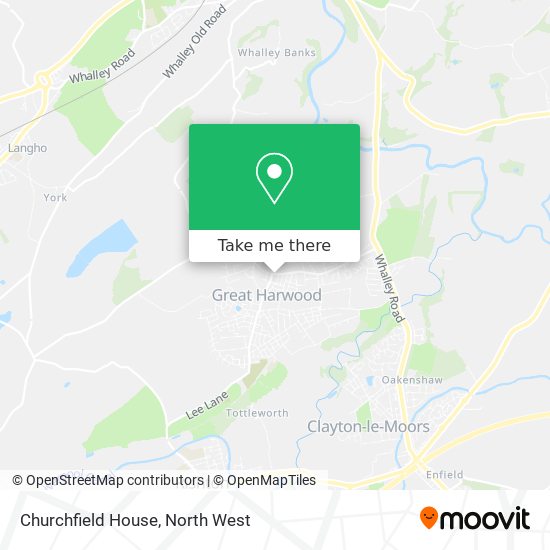 Churchfield House map