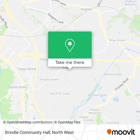 Brindle Community Hall map