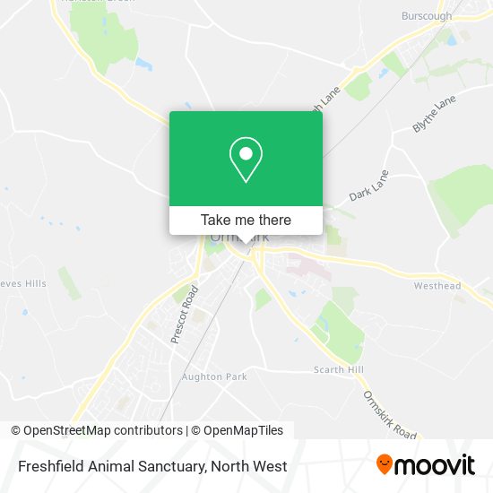 Freshfield Animal Sanctuary map