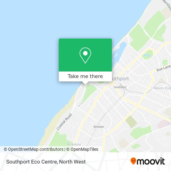 Southport Eco Centre map