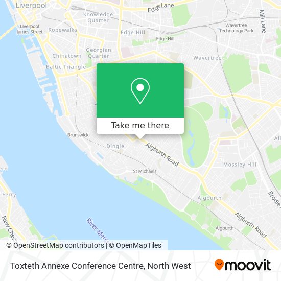 Toxteth Annexe Conference Centre map
