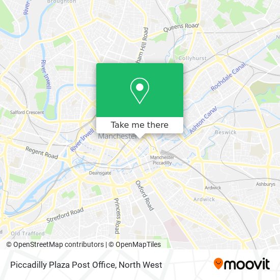 Piccadilly Plaza Post Office map