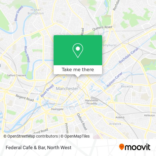 Federal Cafe & Bar map