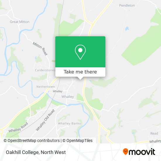 Oakhill College map