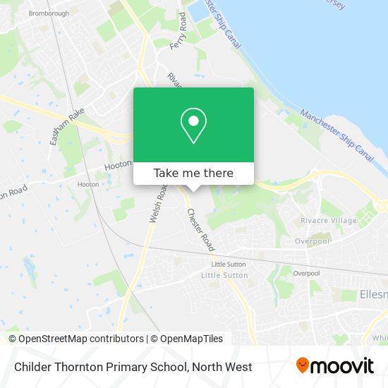 Childer Thornton Primary School map