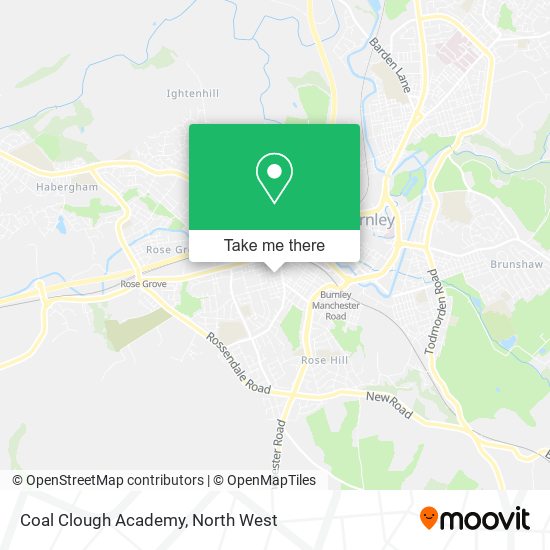 Coal Clough Academy map