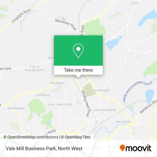 Vale Mill Business Park map