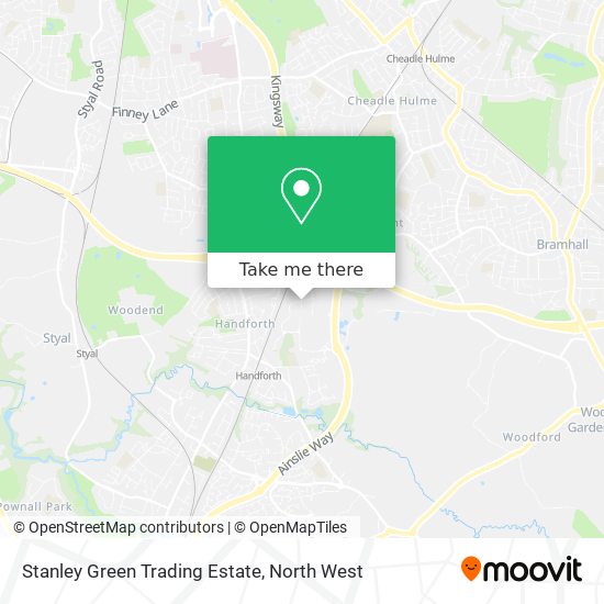 Stanley Green Trading Estate map