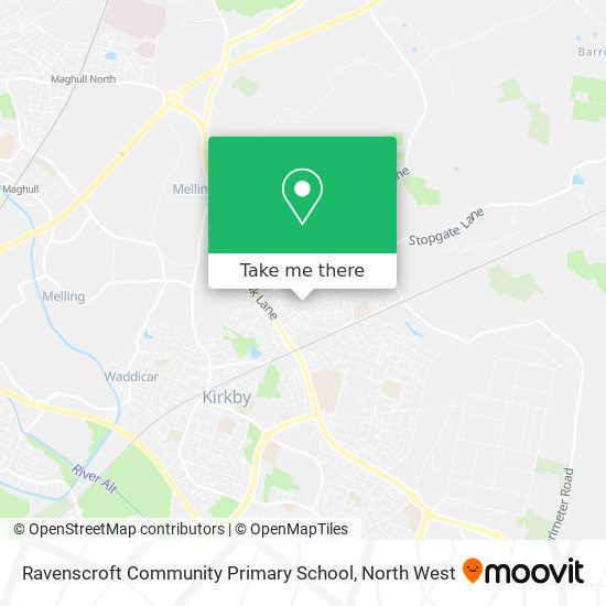 Ravenscroft Community Primary School map