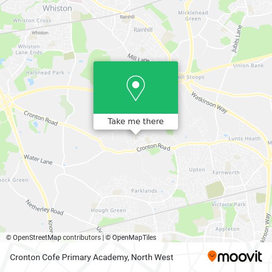 Cronton Cofe Primary Academy map