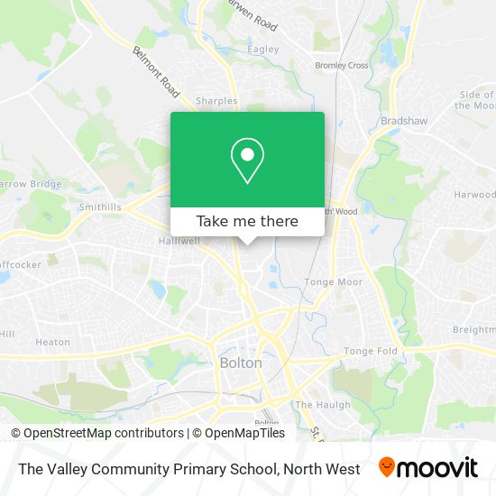 The Valley Community Primary School map