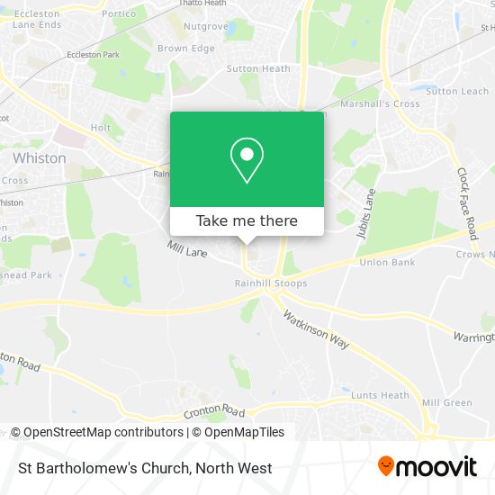 St Bartholomew's Church map