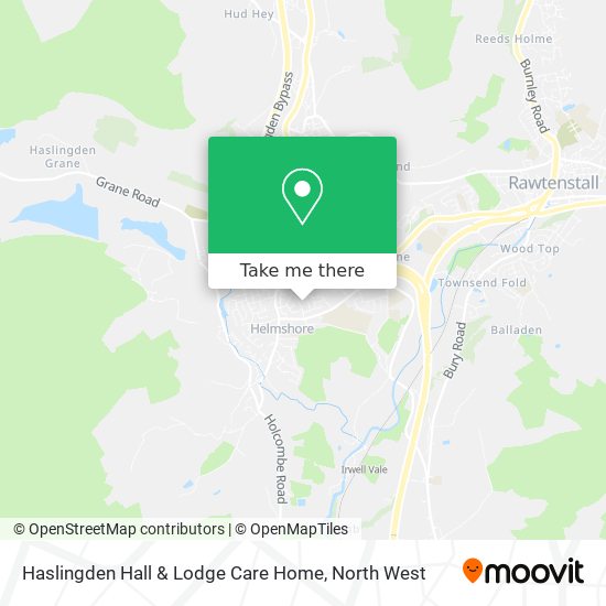 Haslingden Hall & Lodge Care Home map