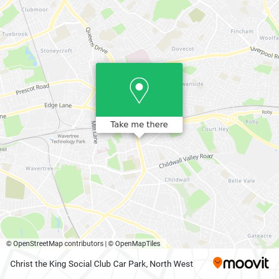 Christ the King Social Club Car Park map