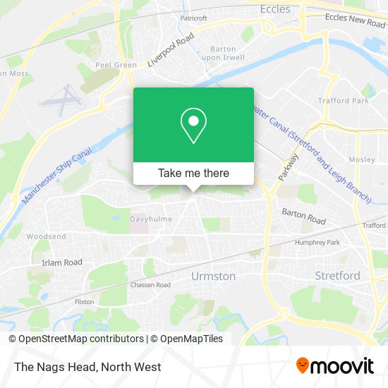 The Nags Head map