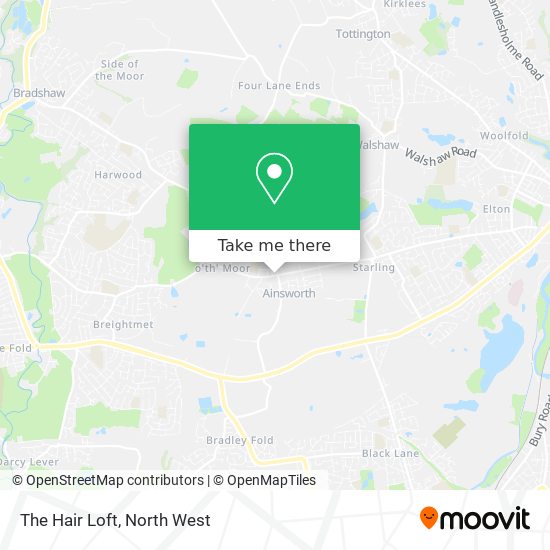 The Hair Loft map
