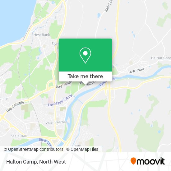 Halton Camp map