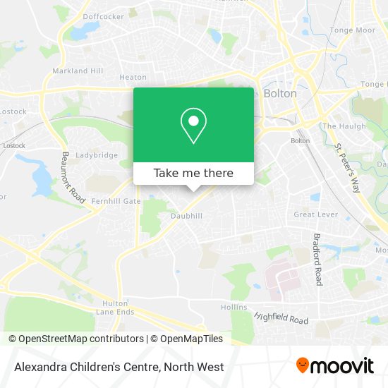 Alexandra Children's Centre map