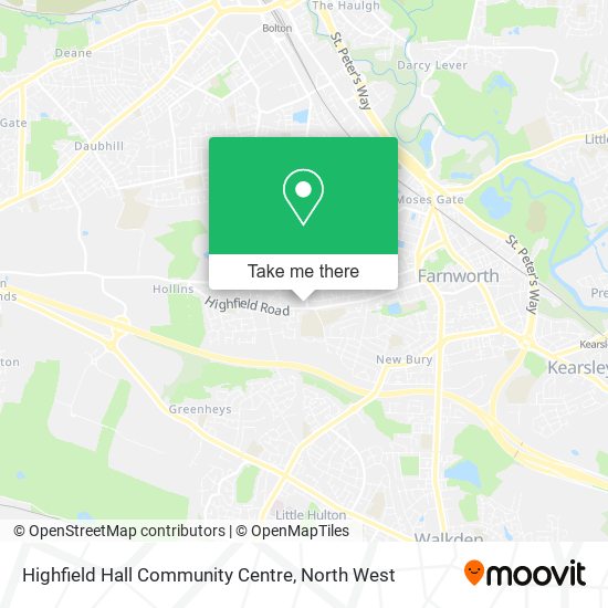 Highfield Hall Community Centre map