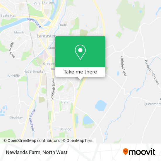 Newlands Farm map