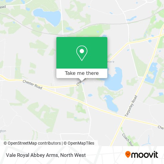 Vale Royal Abbey Arms map