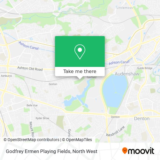 Godfrey Ermen Playing Fields map