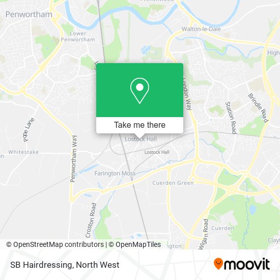 SB Hairdressing map