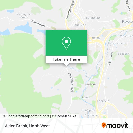 Alden Brook map