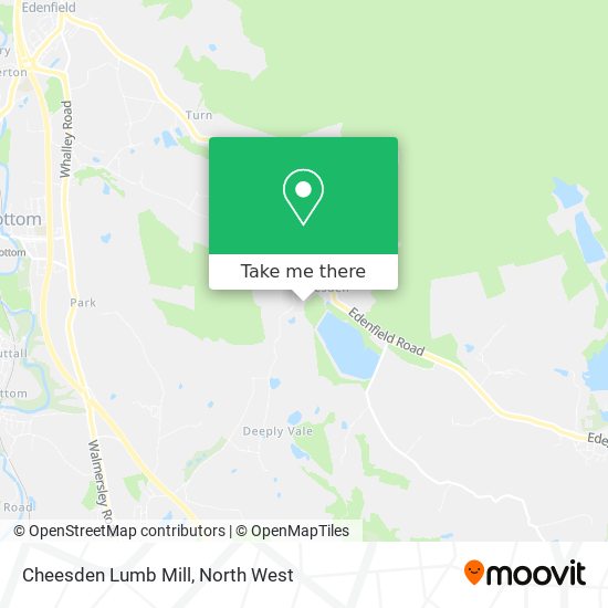 Cheesden Lumb Mill map
