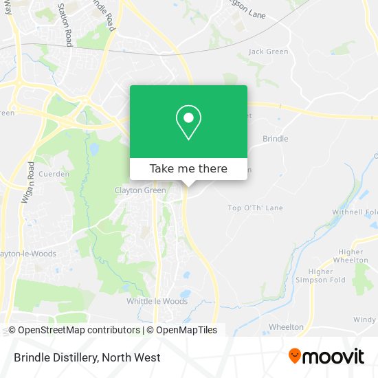 Brindle Distillery map