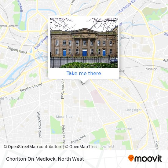 Chorlton-On-Medlock map