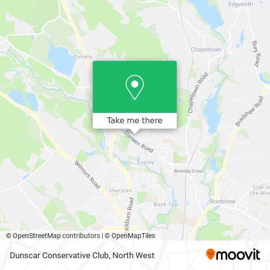 Dunscar Conservative Club map