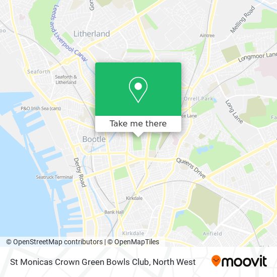 St Monicas Crown Green Bowls Club map