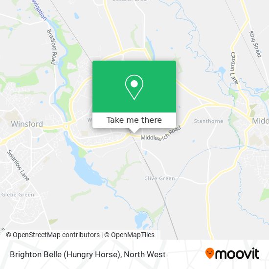 Brighton Belle (Hungry Horse) map