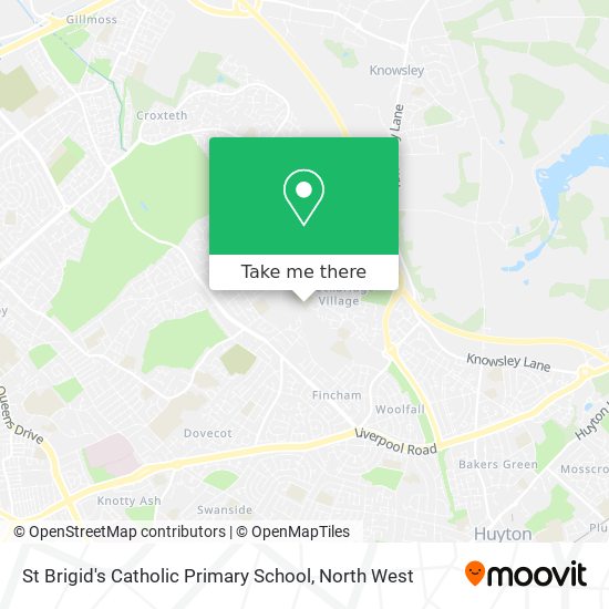 St Brigid's Catholic Primary School map