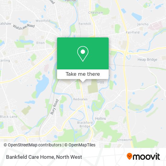Bankfield Care Home map
