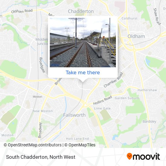 South Chadderton map