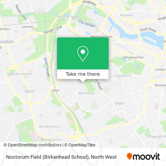 Noctorum Field (Birkenhead School) map