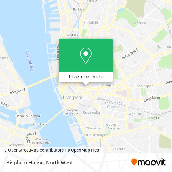 Bispham House map