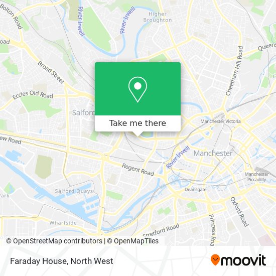 Faraday House map